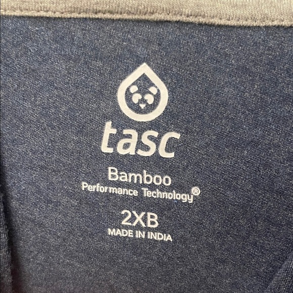 Tasc Navy Mens 2XB Carollton Bamboo Performance Technology Knit Hoodie - Picture 2 of 6